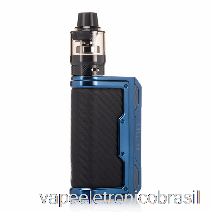 Vape Eletrônico Perdido Vape Thelema Quest 200w Starter Kit Sierra Blue Fibra De Carbono